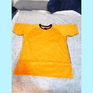 MEN'S 2X NIKE GOLD AND BLACK SHORT SLEEVE JERSEY